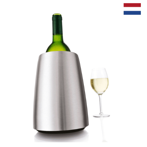 Cubitera Enfriadora Vino Elegante Acero