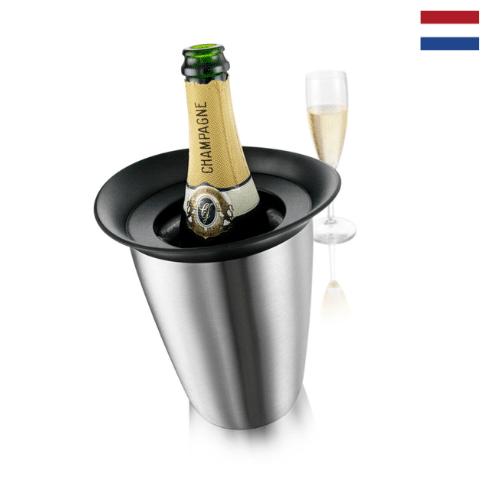 Cubitera Enfriadora Champagne Elegante Acero