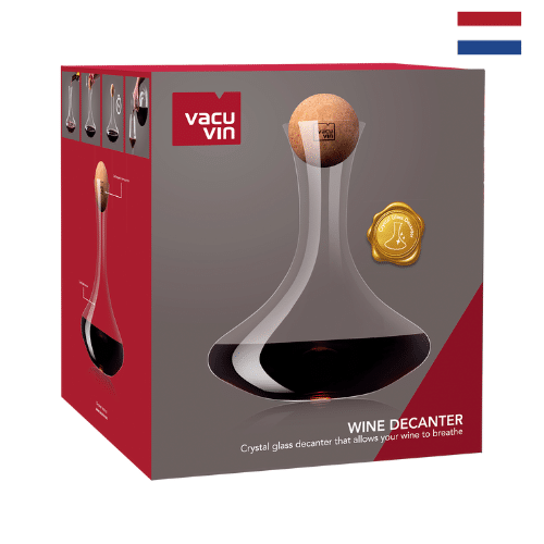 Decantador de Vino Cristal y Tapa Corcho