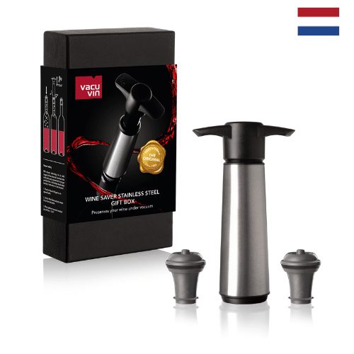 Conservador de Vino Original Elegante Box Luxe 2 Tapones