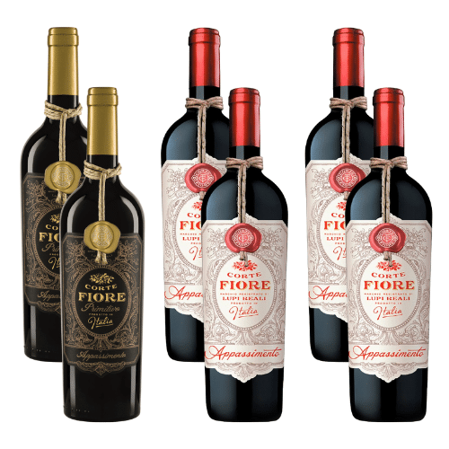 Colección Corte Fiore Tinto - 6 Unidades