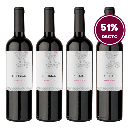 Colección Delirios Red Blend - 4 Unidades
