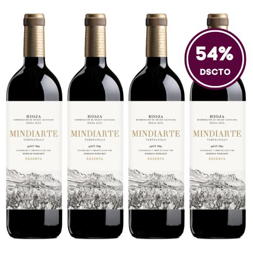 Colección Mindiarte Reserva 2019 - 4 Unidades