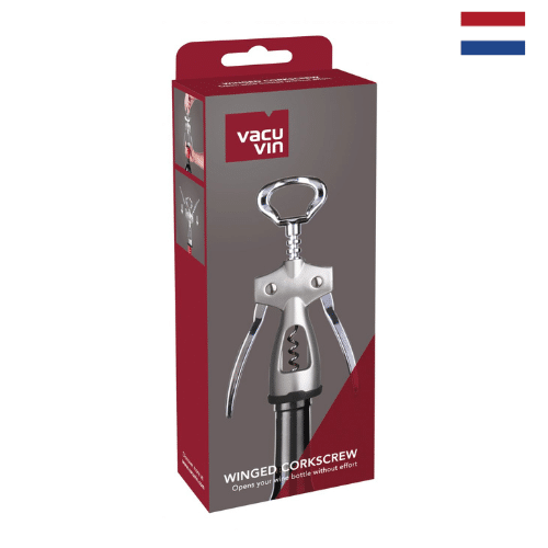 Sacacorcho de Alas Plateado