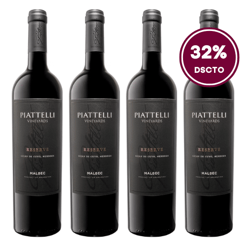 Piatelli Reserva Mendoza Malbec - 4 Unidades