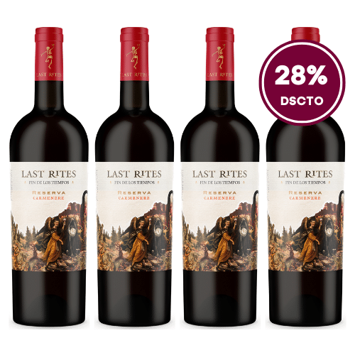 Last Rites Fin de los Tiempos Reserva Carmenere 2023 - 4 Unidades