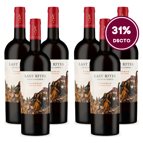 Last Rites Fin de los Tiempos Reserva Carmenere 2023 - 6 Unidades