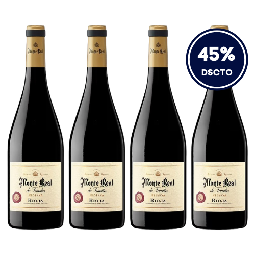 Monte Real de Familia Reserva 2020 - 4 Unidades