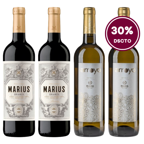 Colección Tintos y Blancos - 4 Unidades