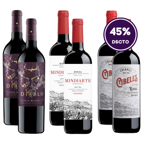 Colección Red Wine - 6 Unidades